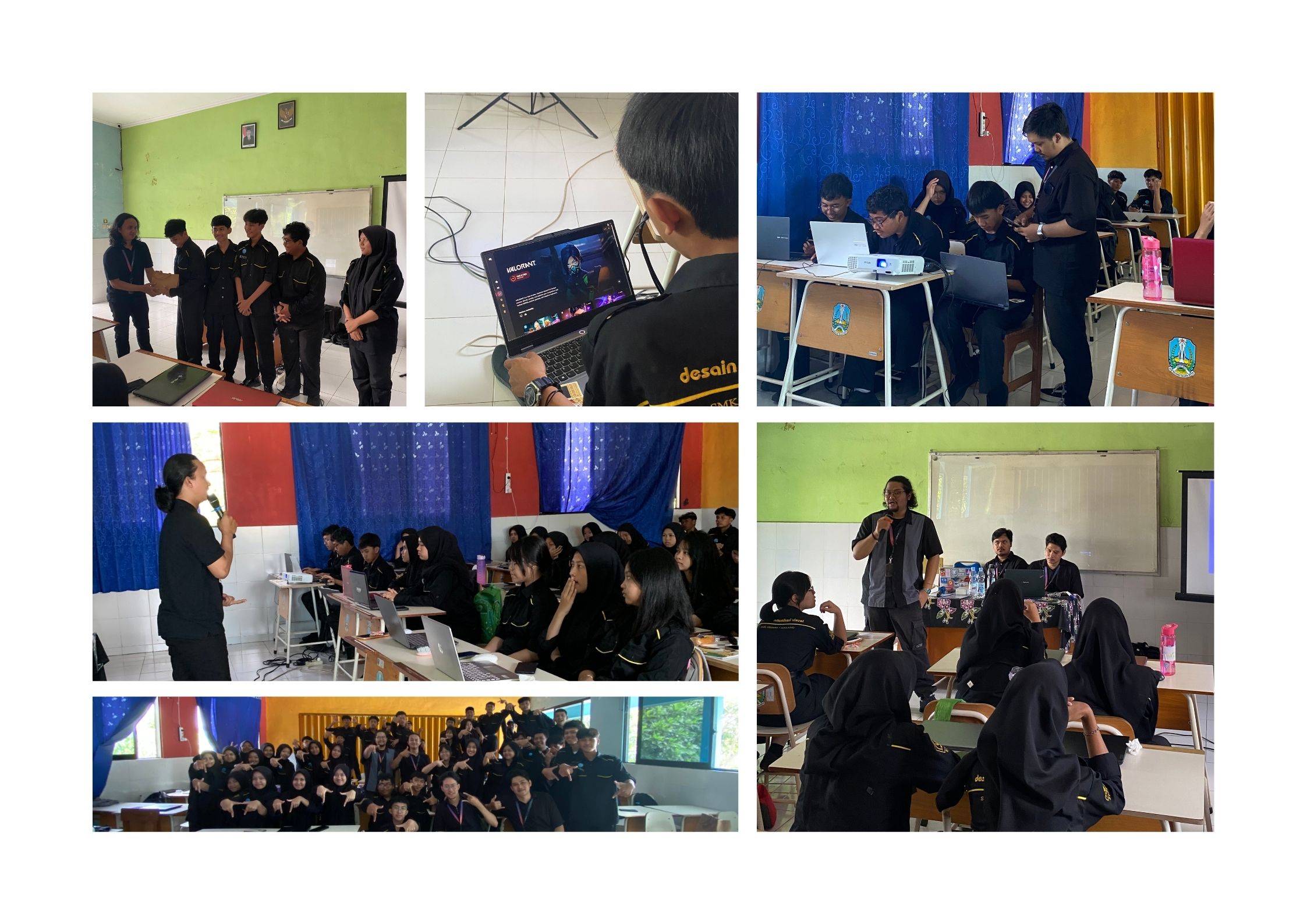 Membangun Masa Depan Kreatif: Workshop "Job Trend For Graphic Designer" dan "Building Portfolio with Zero Experience" di SMKN 7 Malang